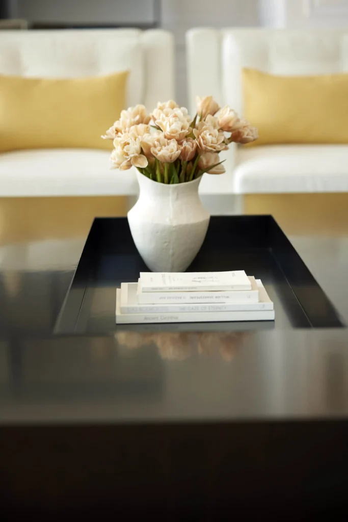 Pomegranate Suite table