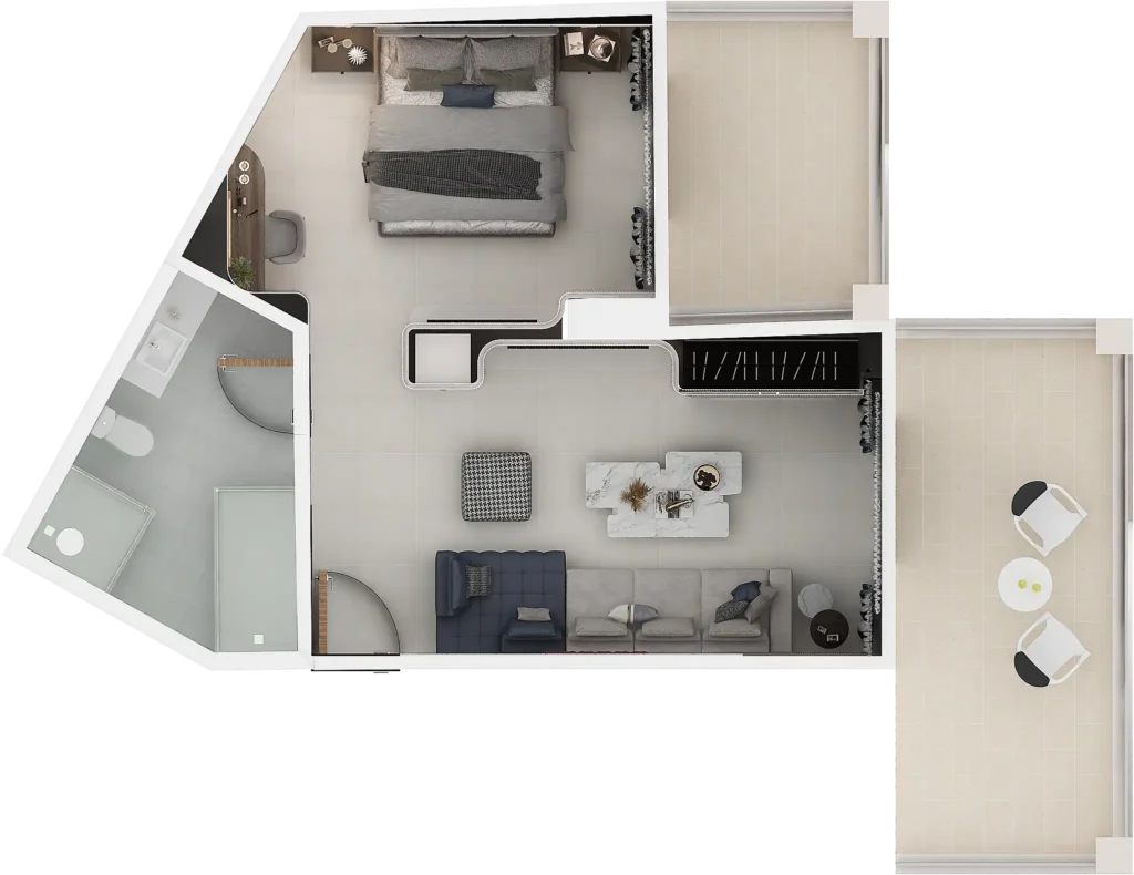 Kassandra Suite - Floor Plan