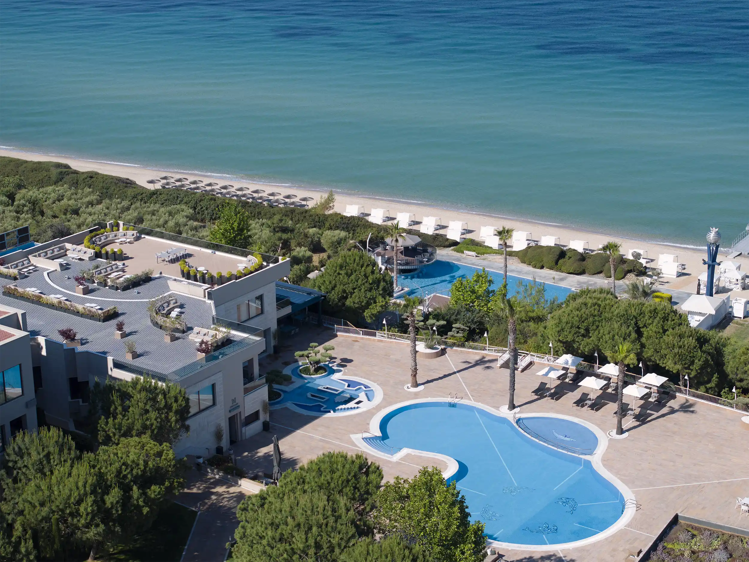 Pomegranate Wellness Spa Hotel - Aerial - Sea View